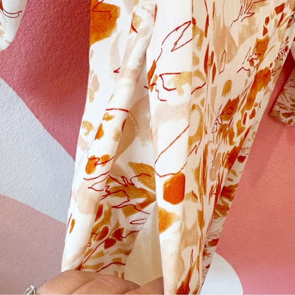 COS Orange Tailored Wrap Dress EUR 32 XS - Picture 8 of 13